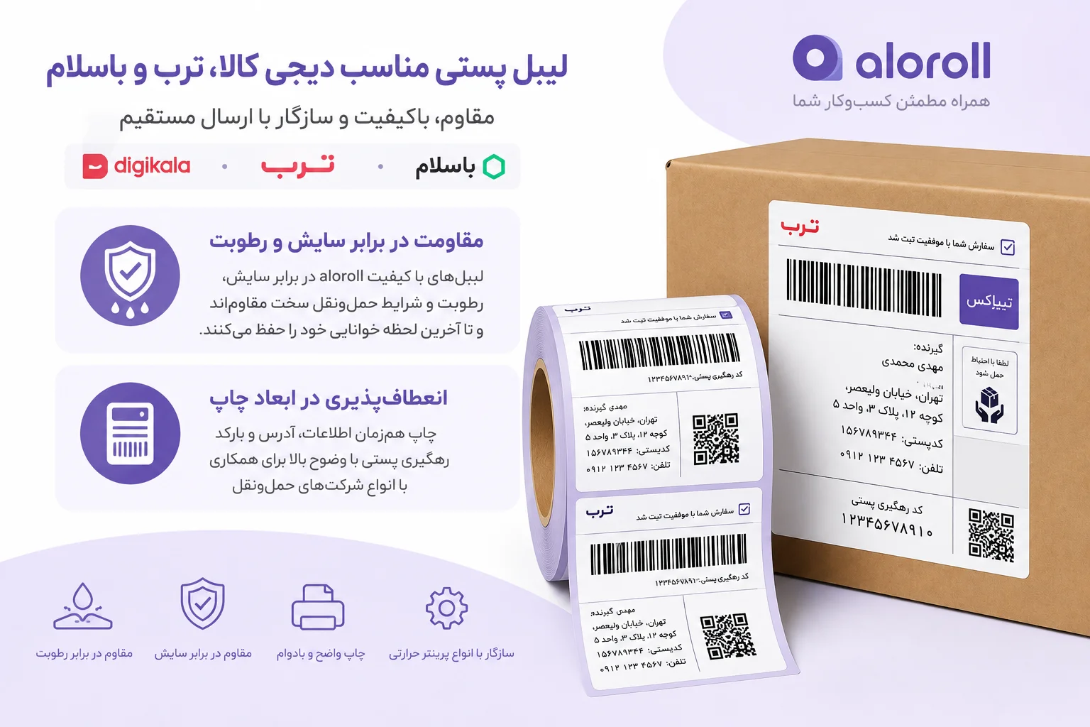 نحوه آماده‌سازی و ارسال مرسولات در پلتفرم ترب