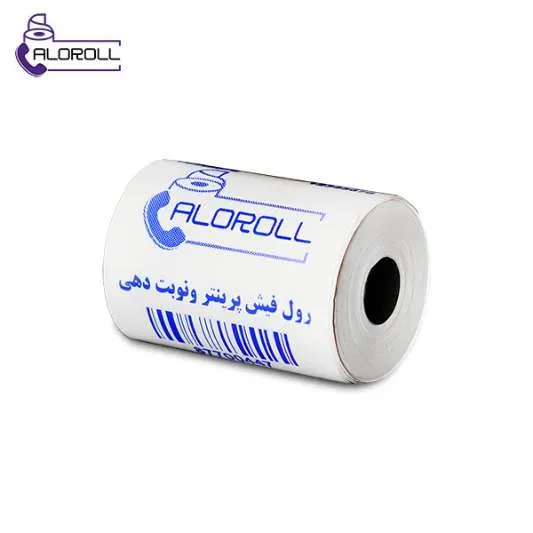 رول فیش پرینتر حرارتی ۴۰ متری چاپ آبی