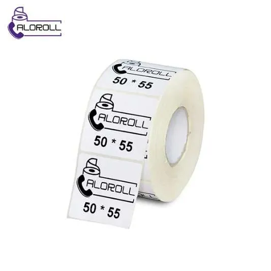 لیبل کاغذی ۱ ردیف ۵۵*۵۰