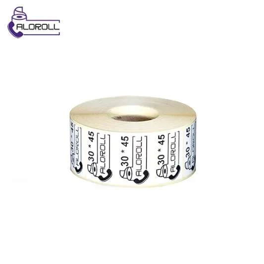 لیبل کاغذی ۱ ردیف ۴۵*۳۰