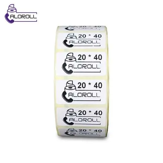 لیبل کاغذی ۱ ردیف ۴۰*۲۰