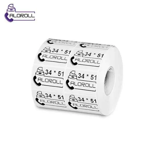 لیبل پی وی سی دو ردیف ۵۱*۳۴