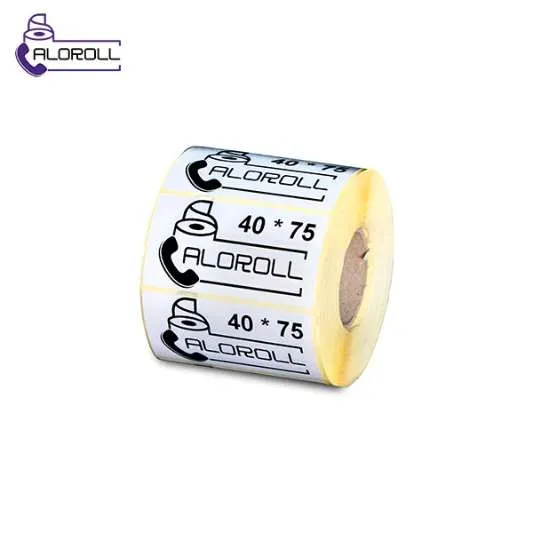 لیبل پی وی سی ۱ ردیف ۷۵*۴۰