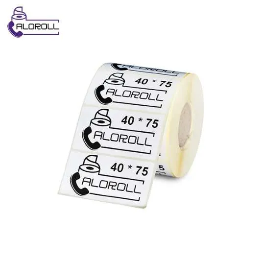 لیبل پی وی سی ۱ ردیف ۷۵*۴۰