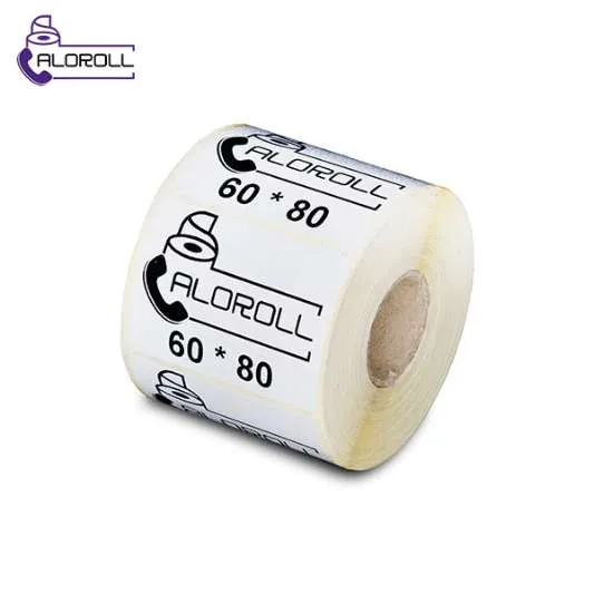 لیبل کاغذی ۱ ردیف ۸۰*۶۰