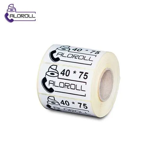 لیبل کاغذی ۱ ردیف ۷۵*۴۰