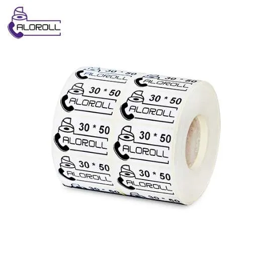 لیبل کاغذی ۲ ردیف ۵۰*۳۰