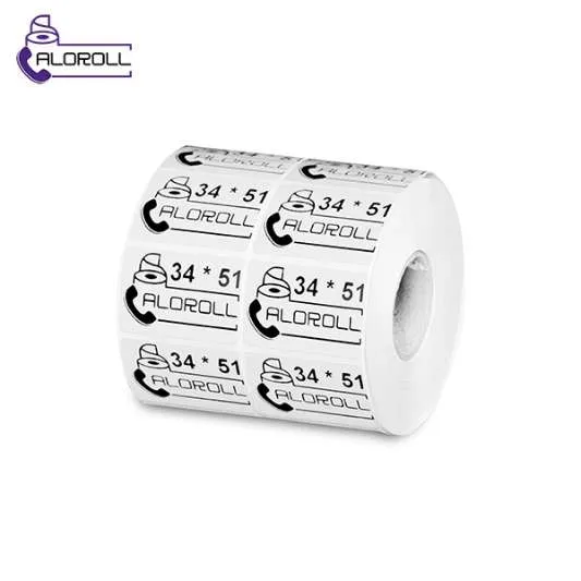 لیبل کاغذی ۲ ردیف ۵۱*۳۴