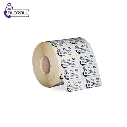 لیبل کاغذی ۲ ردیف ۵۰*۲۵