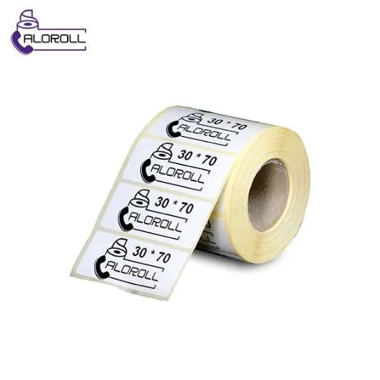 لیبل کاغذی تک ردیف ۷۰*۳۰