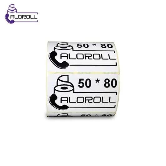 لیبل کاغذی ۱ ردیف ۸۰*۵۰