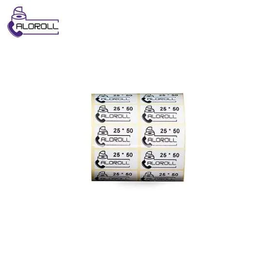 لیبل کاغذی ۲ ردیف ۵۰*۲۵