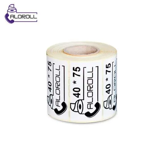 لیبل کاغذی ۱ ردیف ۷۵*۴۰