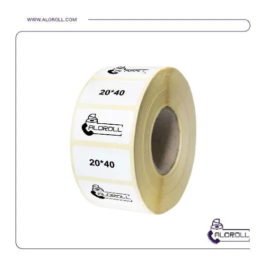 لیبل pvc تک ردیف 40*20
