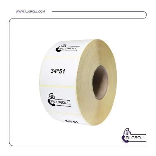 لیبل pvc تک ردیف 51*34