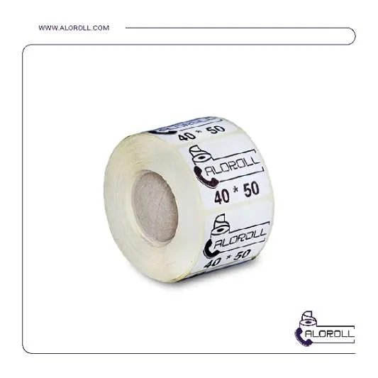 لیبل برچسب حرارتی تک ردیف 50*40