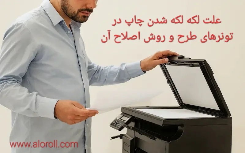 علت لکه لکه شدن چاپ در تونرهای طرح و روش اصلاح آن