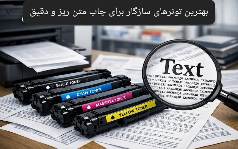 بهترین تونرهای سازگار برای چاپ متن ریز و دقیق