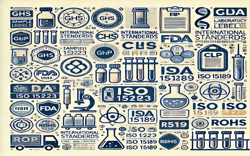 استانداردهای بین المللی لیبل های آزمایشگاهی