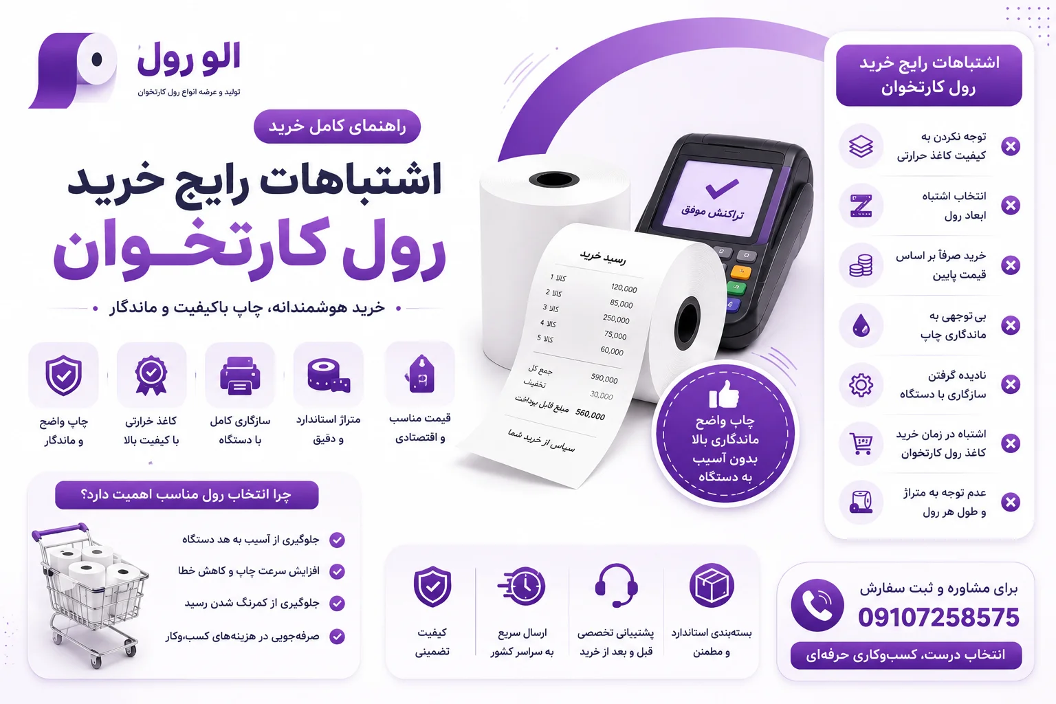 اشتباهات رایج خرید رول کارتخوان